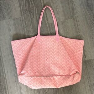 Large Pink Goyard Tote